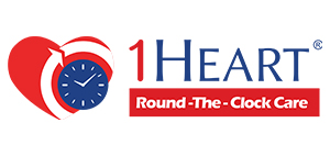 1Heart Round-the-Clock-Care logo