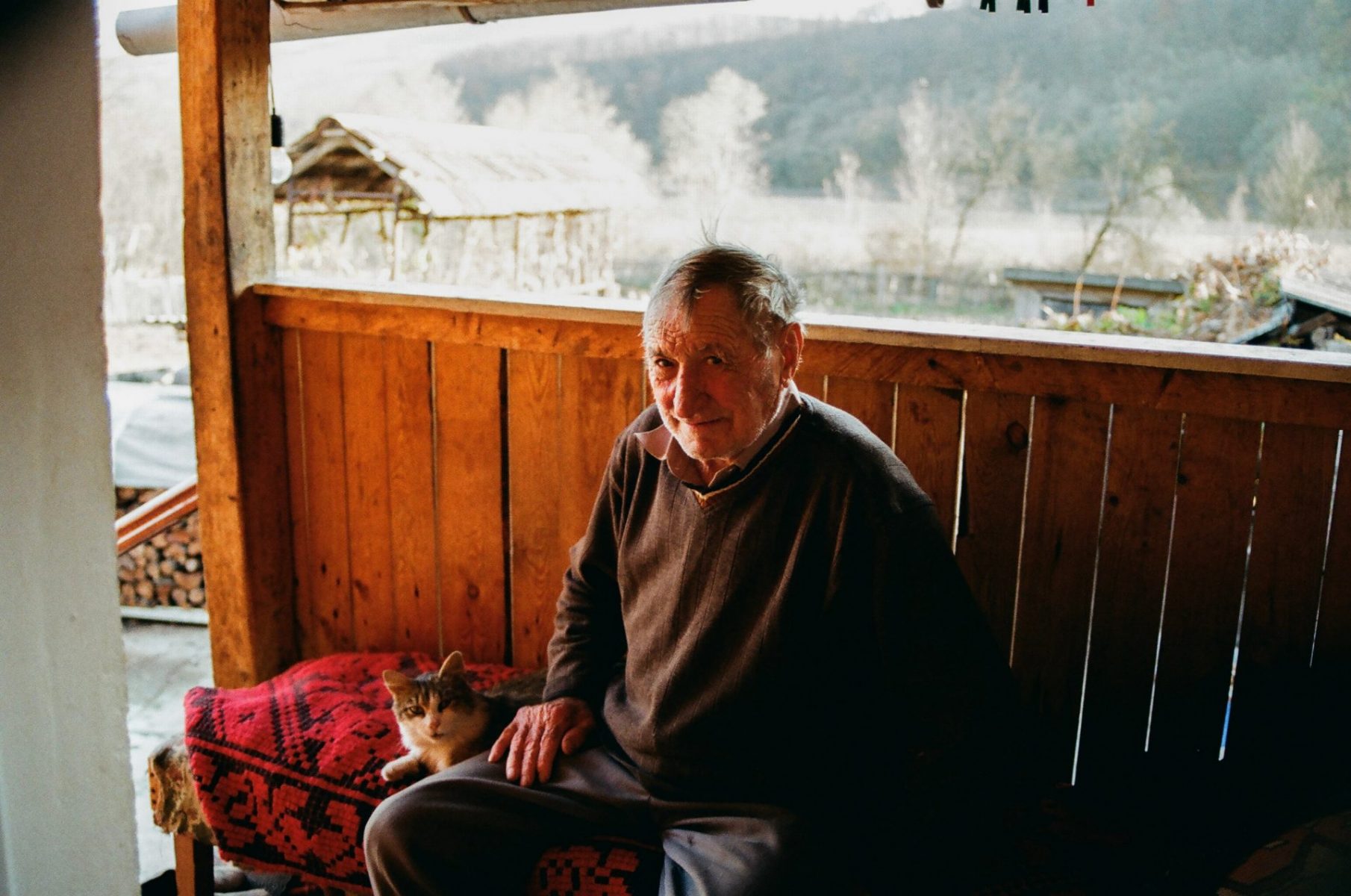 old man and his cat