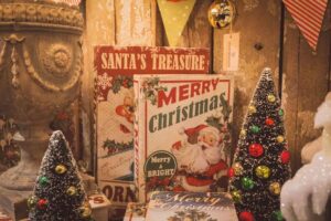 vintage Christmas decorations